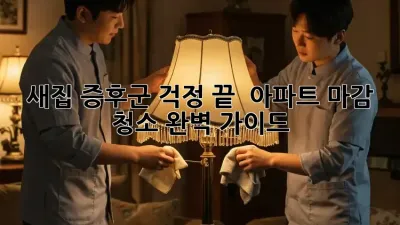 새집 증후군 걱정 끝! ✨ 아파트 마감 청소 완벽 가이드